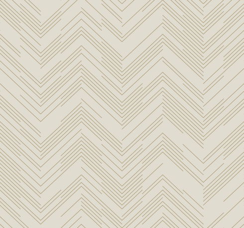 Polished Chevron Cream & Gold Wallpaper