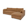 Burrow Sleeper Sectional With Storage Chaise Ginger Right, Sectional Sofa by Moe's Home, 115.75" width x 32.68" height x 61" depth thumbnail 3