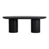 Rocca Dining Table Black, by Moe's Home, 83" width x 30" height x 39.5" depth thumbnail 1