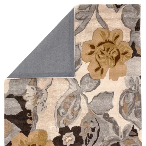 Jaipur Living Petal Pusher Handmade Floral Multicolor White Area Rug