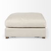 Valence  Beige Full Size Ottoman Sectional Piece, Sectional Sofa by Mercana, 38.58" length x 38.58" width x 17.72" height thumbnail 7