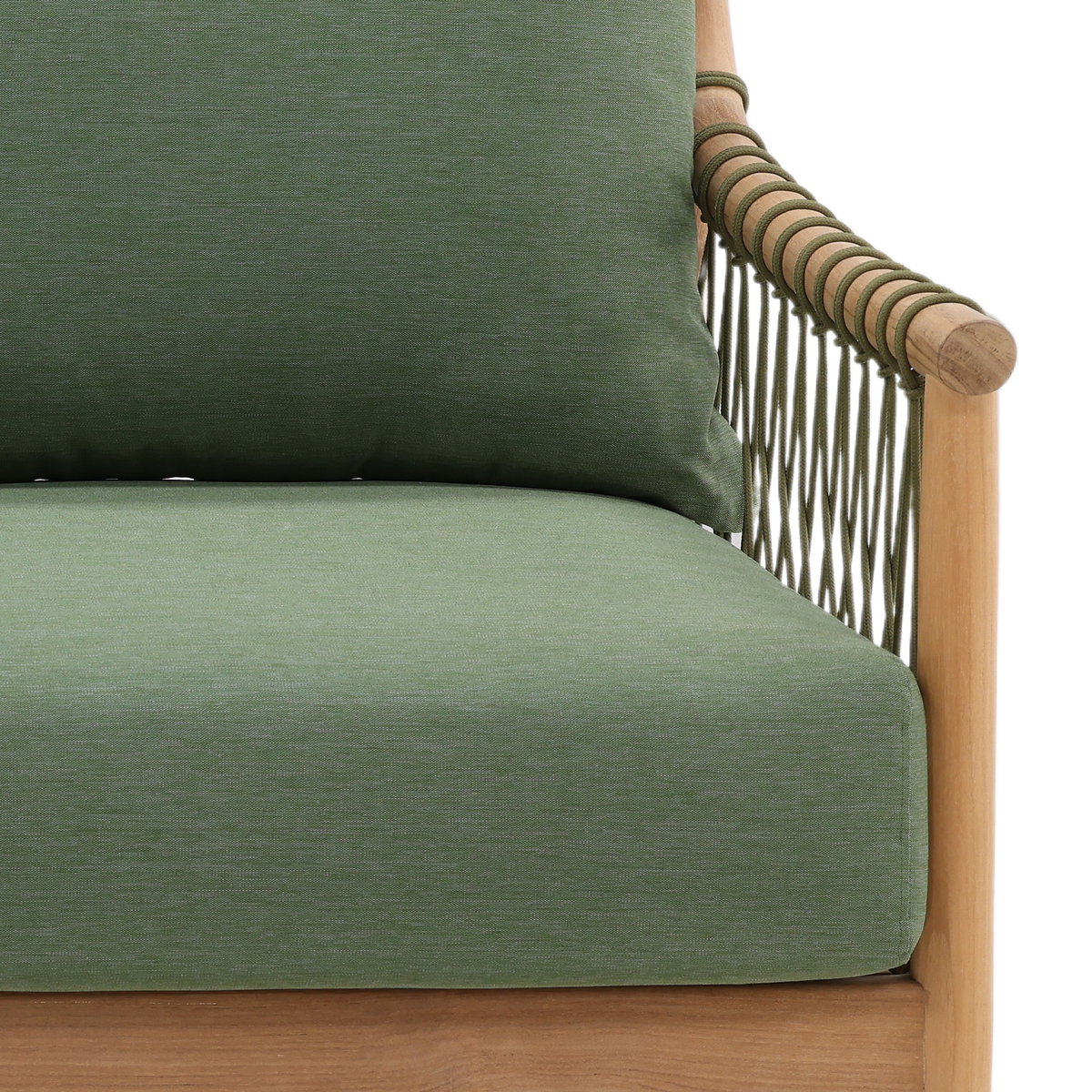Tahoe Outdoor Sofa Green, Sofas & Sectional by Dovetail, 78.5" width x 33" height x 29.5" depth View 7