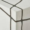 Rocklyn White Cube Garden Stool, Side & End Table by Uttermost, 13" width x 16.25" height x 13" depth thumbnail 6