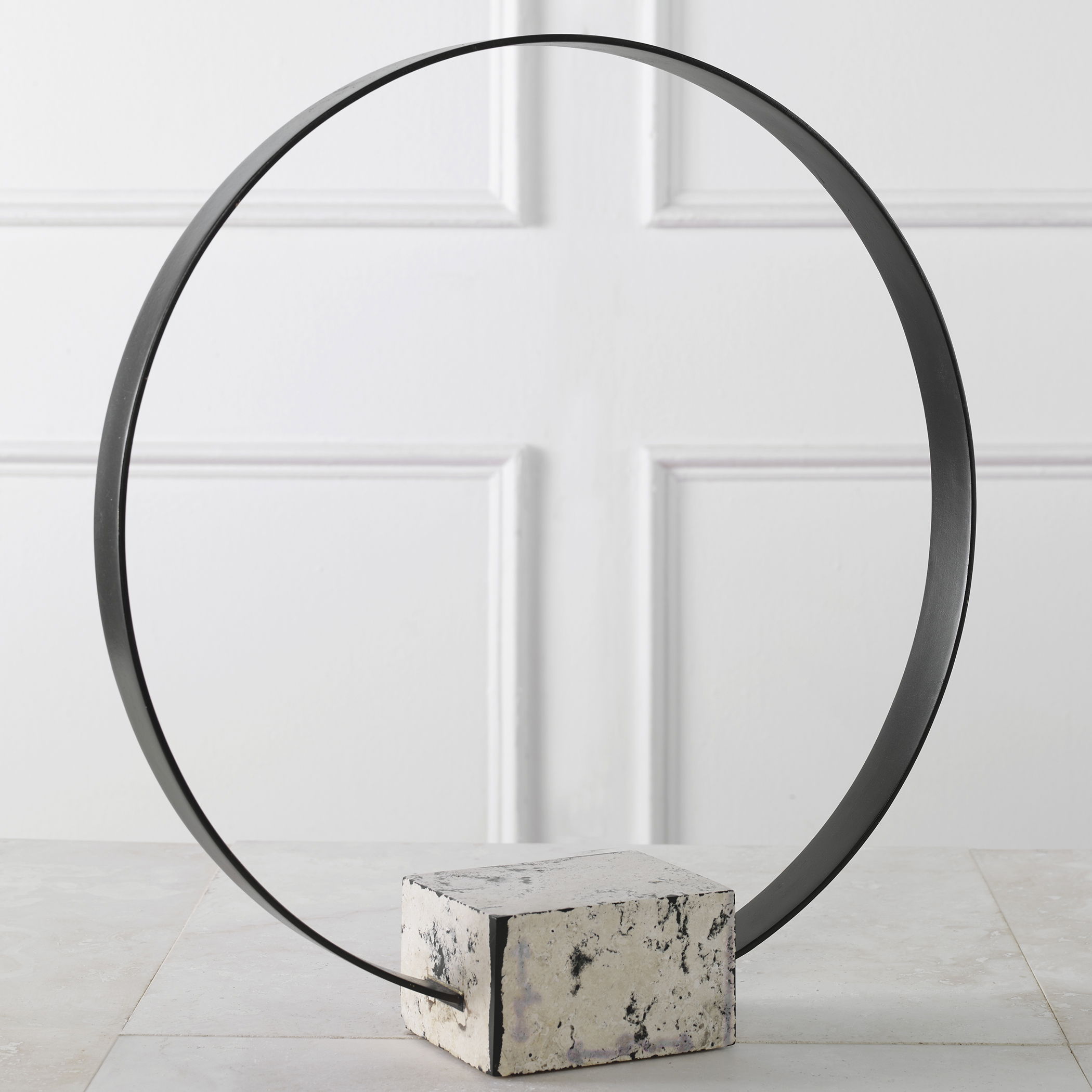 Around Again Circular Sculpture, Decorative by Uttermost, 18" width x 19" height x 4" depth View 2