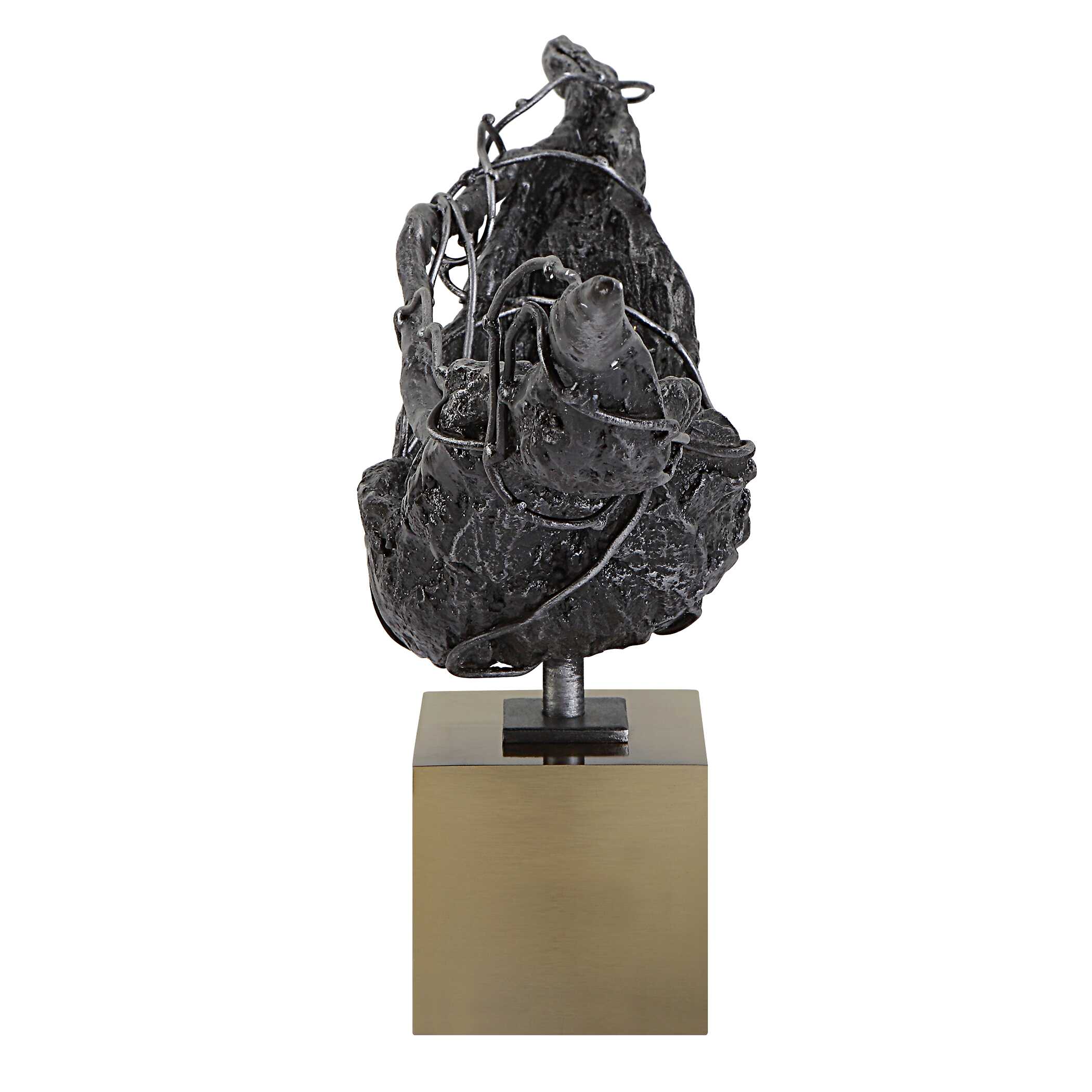 Tranquility Abstract Sculpture, Decorative by Uttermost, 19.25" width x 8.5" height x 3.5" depth View 4
