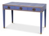 Gabriella Shagreen Desk/Table Marlin Blu, by Sarreid, 2' length x 4' width x 2'6" height thumbnail 1