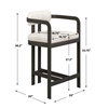 Kalmar Outdoor Counter Stool, Outdoor Stool by Uttermost, 1'9" width x 3'0.2" height x 1'8" depth thumbnail 3