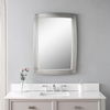 Haskill Brushed Nickel Mirror, by Uttermost, 24" width x 34.25" height x 1.25" depth thumbnail 2