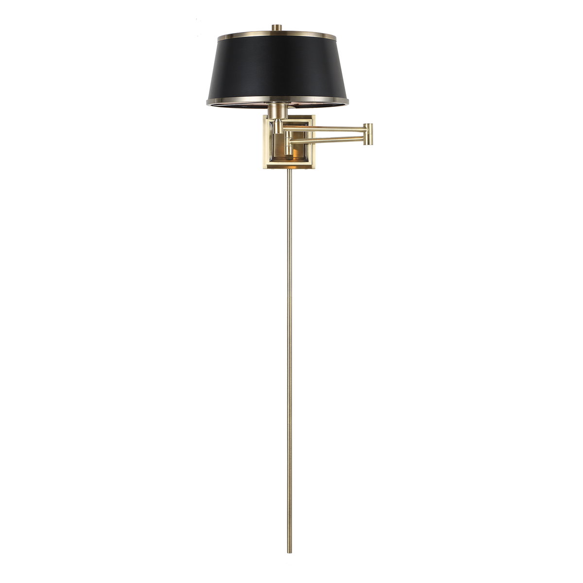 Newmarket 1 Light Brass Sconce, by Uttermost, 12" width x 11.75" height x 26" depth View 9