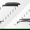 Tyson 17L x 18W x 28H Black Leather with Metal Frame Counter Stool thumbnail 2