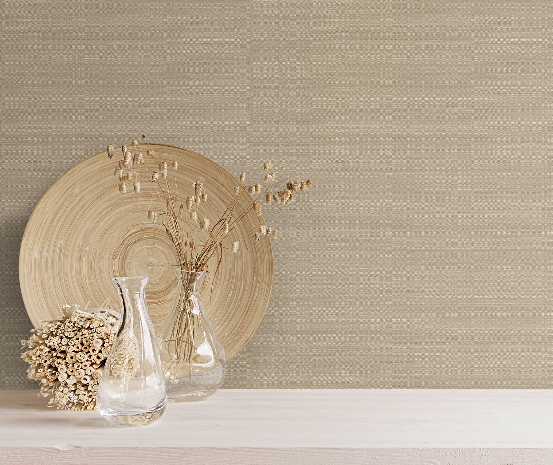 Bali Basketweave Straw Wallpaper, by York Wall, 33' length x 1'8.9" width x 0.02" depth View 2