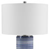 Montauk Striped Table Lamp, by Uttermost, 16" width x 28.5" height x 16" depth thumbnail 8