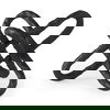 Wilhelm II (Large) 10L x 10W Black Metal Link Decor Object thumbnail 0