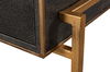 Grey Leather Shagreen Desk, by Sarreid, 49" length x 22" width x 31" height thumbnail 7