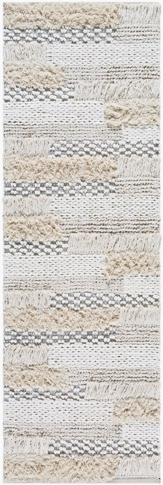 Serena Handmade Rug, by Surya, 8' length x 2'6" width