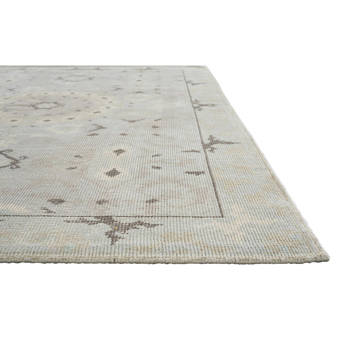 Kai Modify Overdyed Hand-Knotted Gray Area Rug large image 