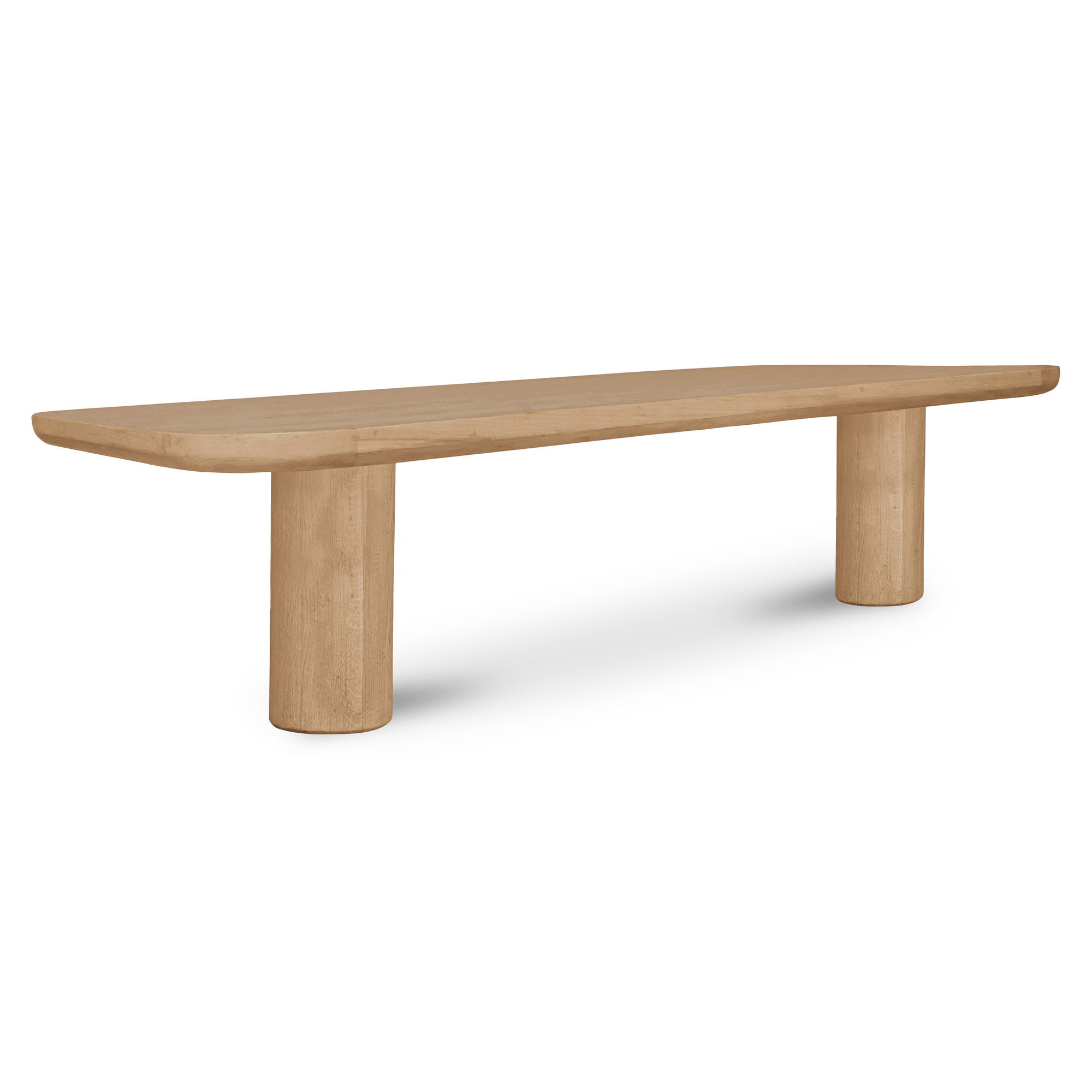 Anders Dining Bench Large Natural, Benche by Moe's Home, 87" width x 18" height x 16" depth View 2
