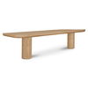 Anders Dining Bench Large Natural, Benche by Moe's Home, 87" width x 18" height x 16" depth thumbnail 2
