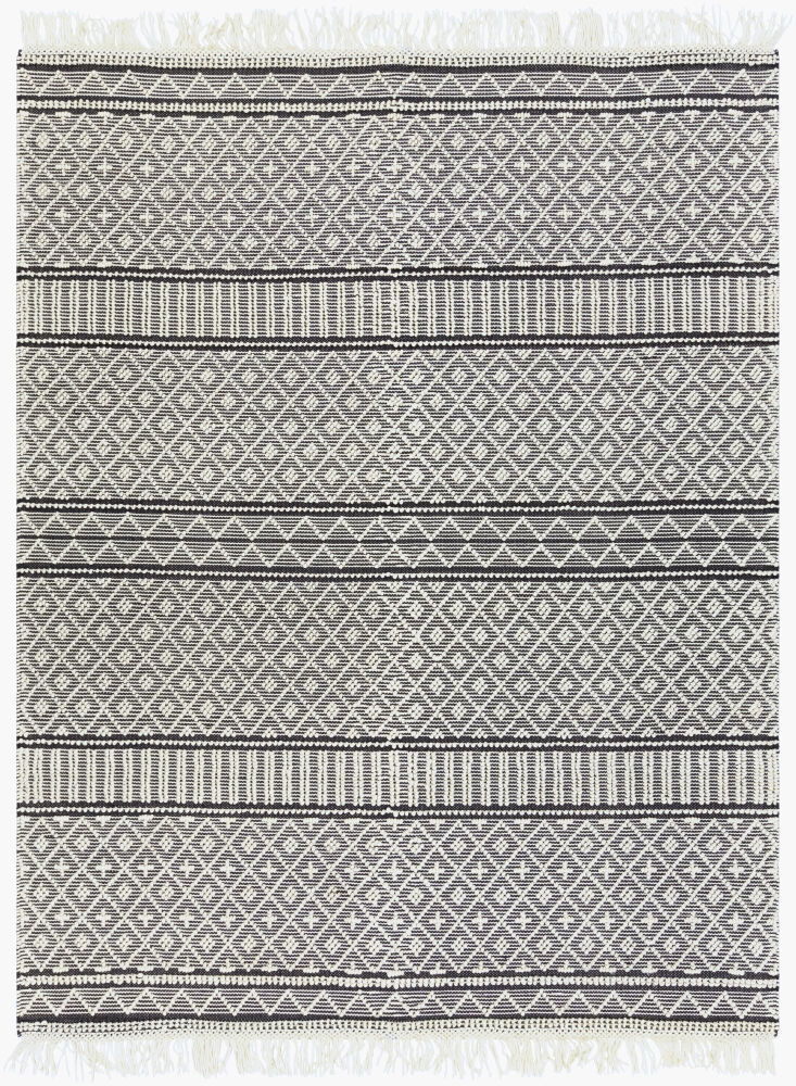 Farmhouse Tassels Handmade Rug, by Surya, 10' length x 8' width