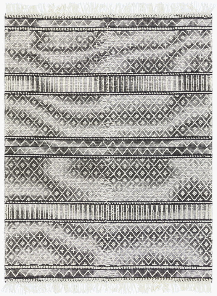 Farmhouse Tassels Handmade Rug, by Surya, 5' length x 3' width