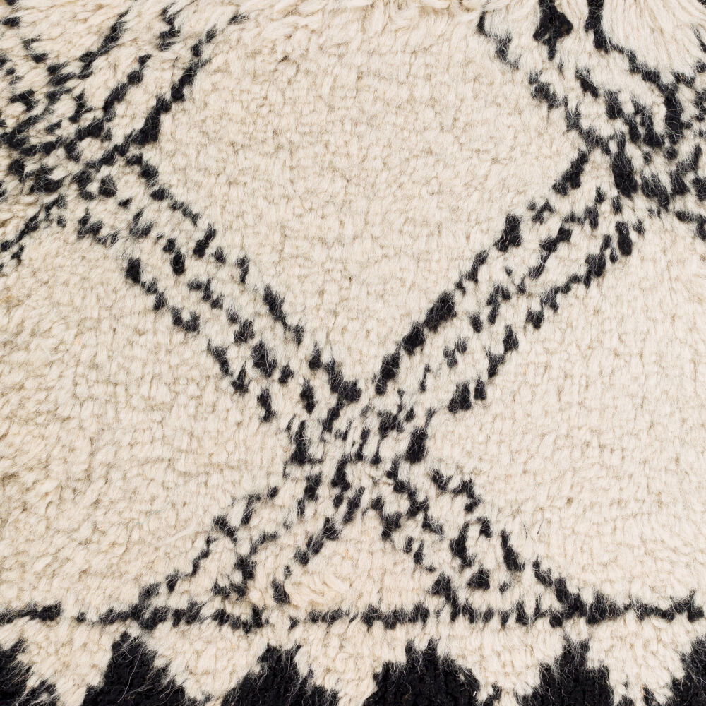 Riad Handmade Rug, by Surya, 1'6" length x 1'6" width