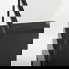 Samson  Side Table Matte Black Metal and Glass thumbnail 6
