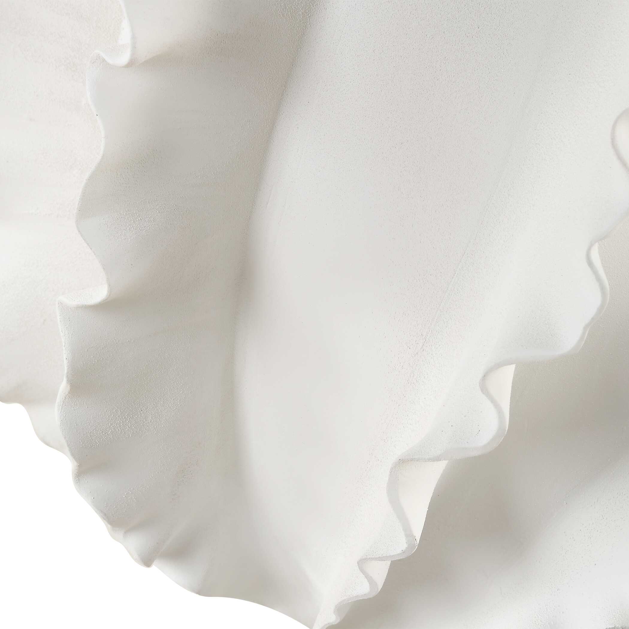 Saylor White Table Lamp, by Uttermost, 19" width x 27.5" height x 19" depth View 8