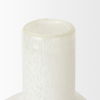 Heket Tall White Glass Vase, by Mercana, 6.89" length x 6.89" width x 12.36" height thumbnail 7