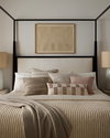 Loloi Ivory Pillow, Decorative Pillow, 18" length x 18" width thumbnail 2