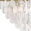 Goccia 8 Light Tear Drop Glass Pendant, by Uttermost, 38" width x 27.25" height x 38" diameter x 38" depth thumbnail 5