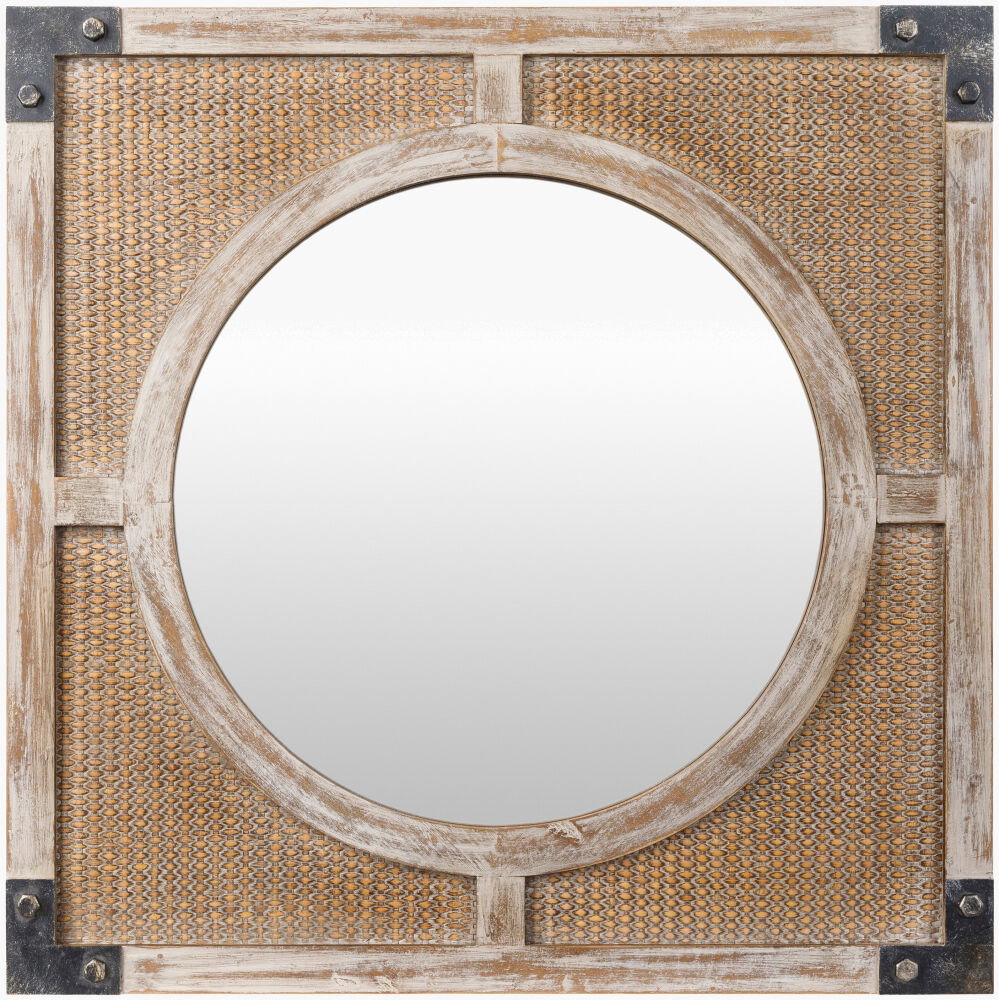 Georgia Accent Mirror, by Surya, 24" width x 24" height