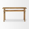 Rosie 54' Brown Wood Console Table, by Mercana, 54" length x 16" width x 30" height thumbnail 4