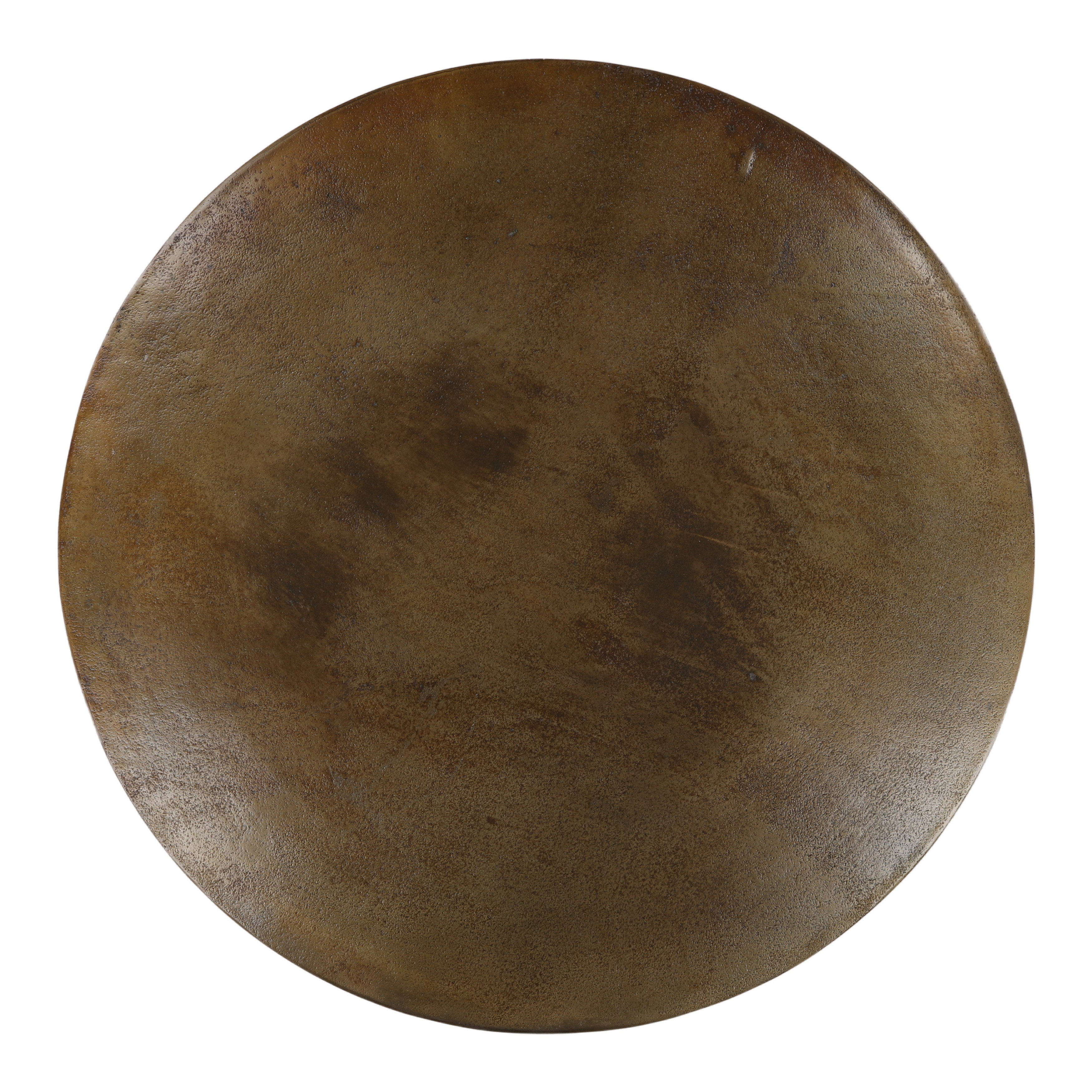 Ansari Bistro Table Brass, Dining Table by Dovetail, 35" width x 29.5" height x 35" diameter x 35" depth View 2