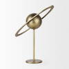 Atlas  Gold Metal Solar System Ornament, Decorative Object by Mercana, 15" length x 7" width x 16" height thumbnail 3