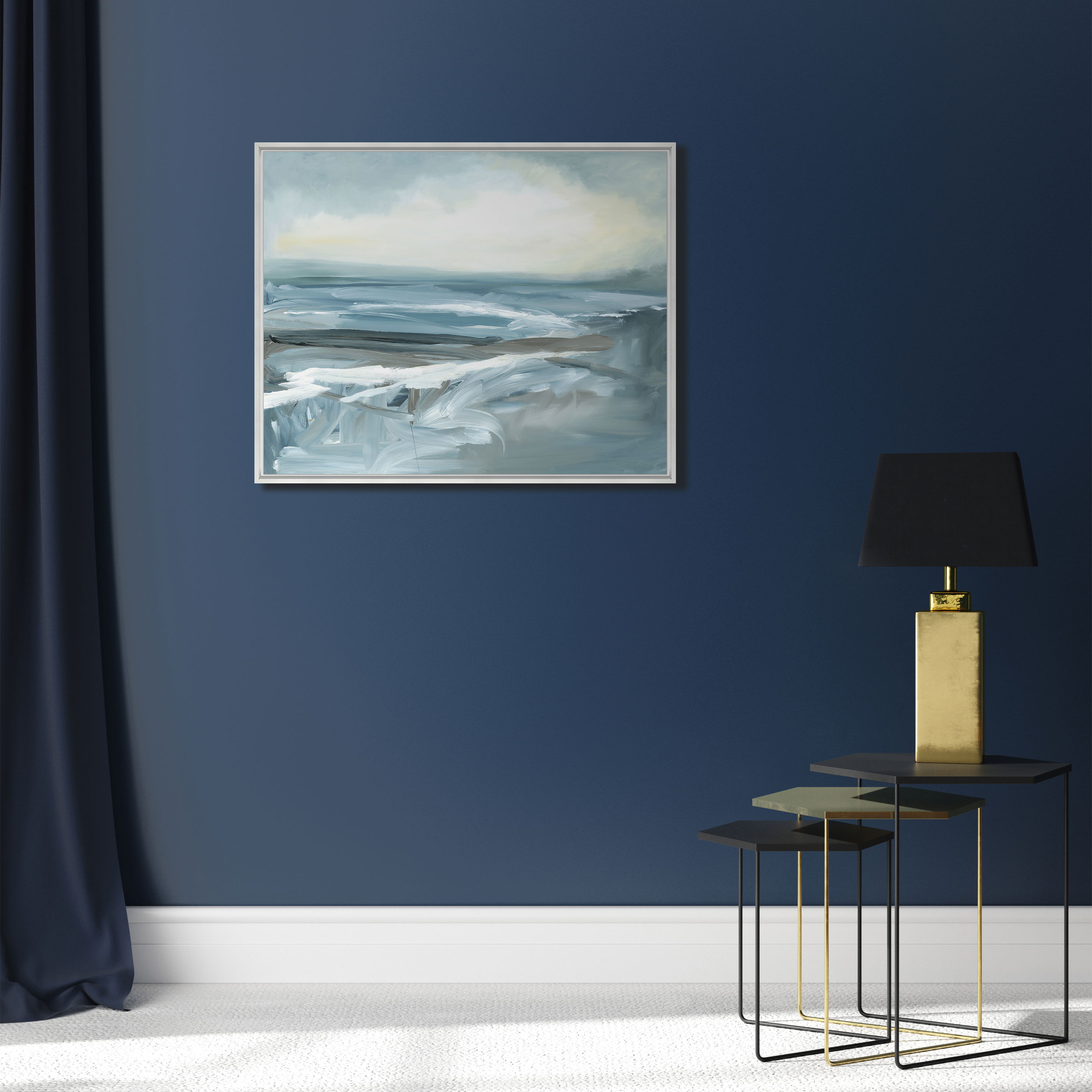 31.5 x 25.5 Seawater Mixing Into Sand, Art by Leftbank Art, 31.5" width x 25.5" height View 2