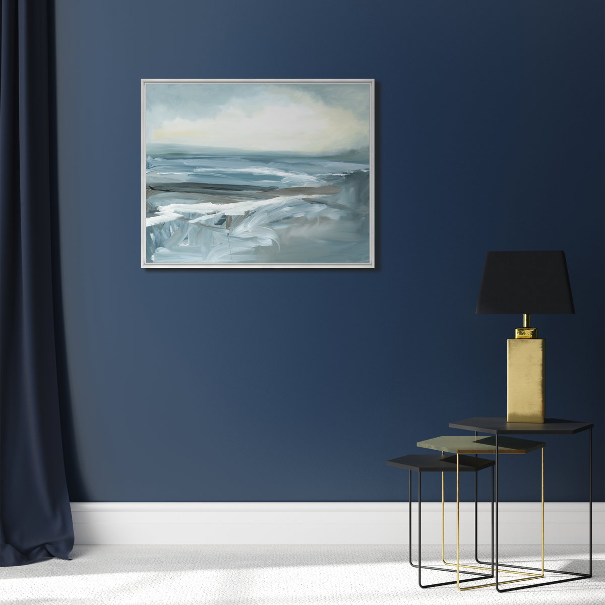 31.5 x 25.5 Seawater Mixing Into Sand, Art by Leftbank Art, 31.5" width x 25.5" height View 2