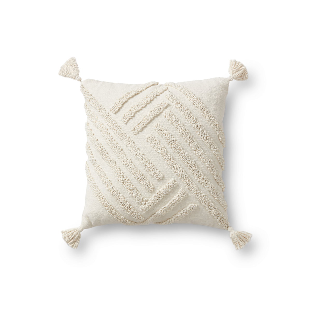 Magnolia Home by Joanna Gaines x Loloi Pillows Pillow, Decorative Pillow, 18" length x 18" width View 1