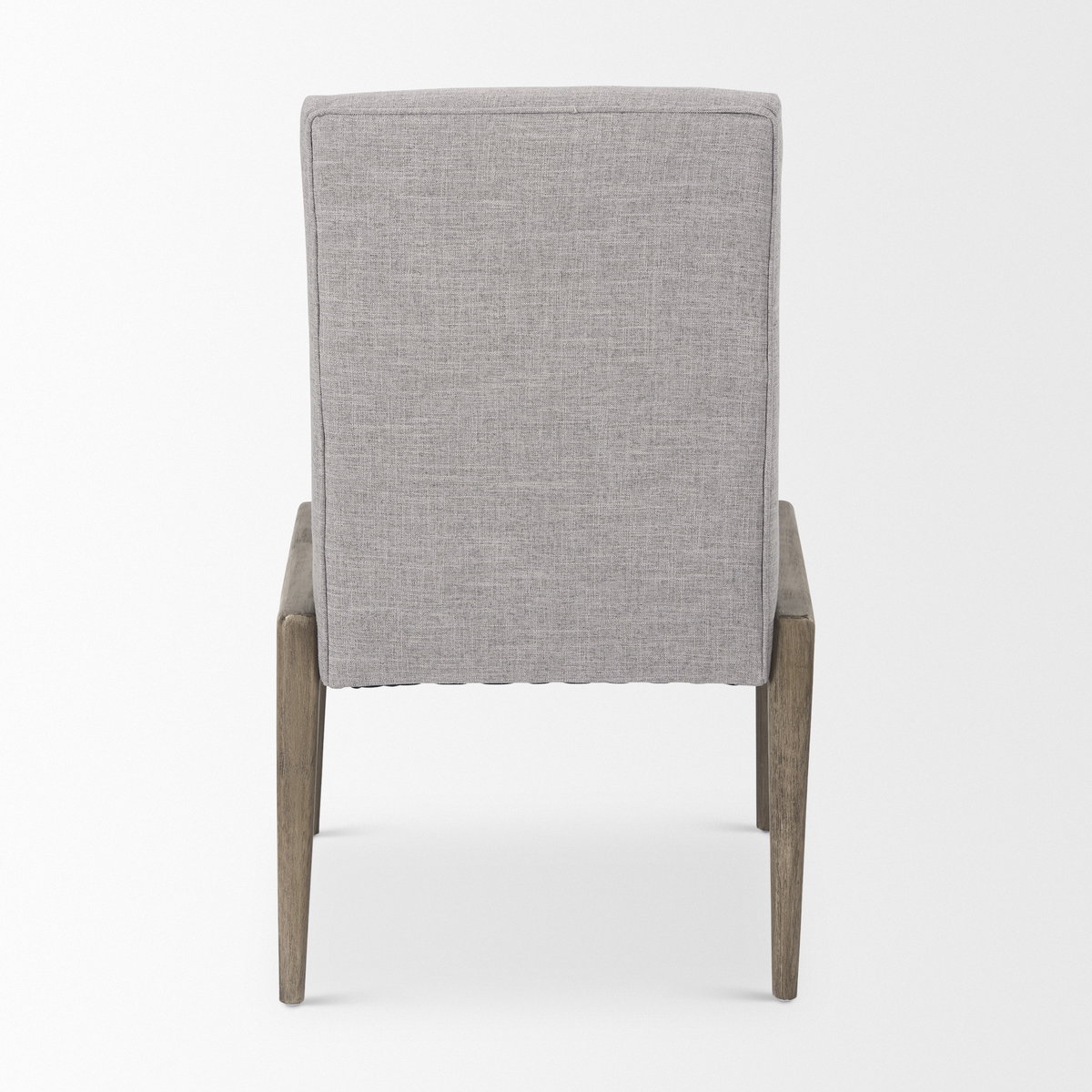 Palisades Curved Back Dining Side Chair | Gray Fabric with Solid Wood, Dining Chair by Mercana, 24.02" length x 25.59" width x 36.22" height View 7