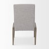 Palisades Curved Back Dining Side Chair | Gray Fabric with Solid Wood, Dining Chair by Mercana, 24.02" length x 25.59" width x 36.22" height thumbnail 7