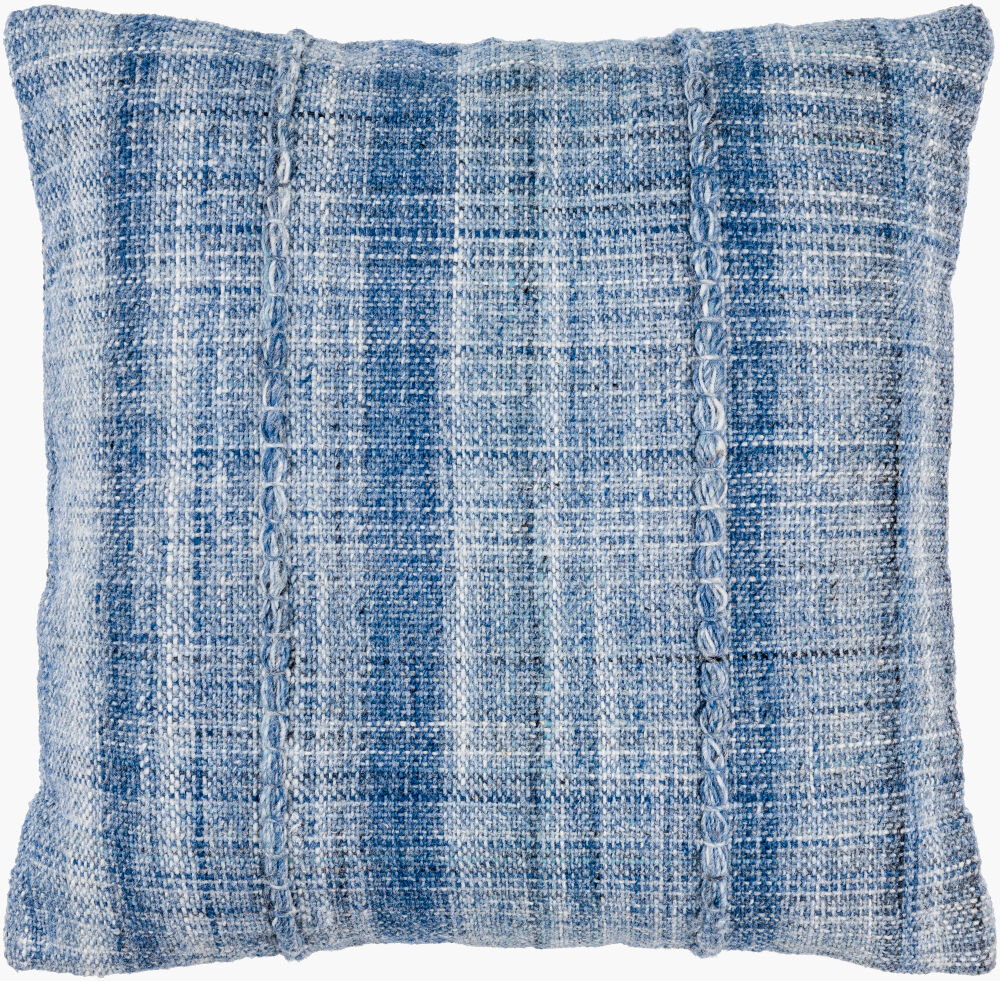 Mudcloth Accent Pillow Down, Decorative Pillow by Surya, 22" length x 22" width