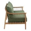 Tahoe Outdoor Sofa Green, Sofas & Sectional by Dovetail, 78.5" width x 33" height x 29.5" depth thumbnail 3