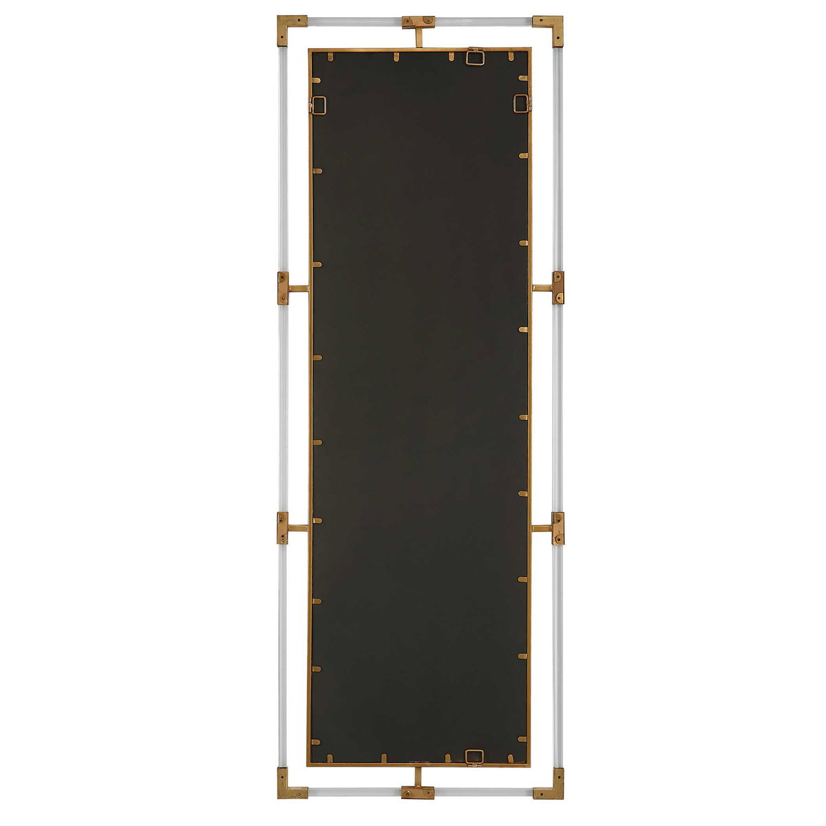 Balkan Gold Tall Mirror, by Uttermost, 27.5" width x 75" height x 1.12" depth View 7
