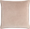 Cotton Velvet Accent Pillow Poly, Decorative Pillow by Surya, 20" length x 20" width thumbnail