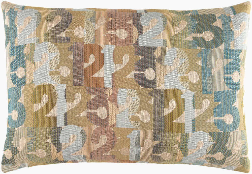Shoop Shoop Lumbar Pillow, Decorative Pillow by Surya, 13" length x 19" width