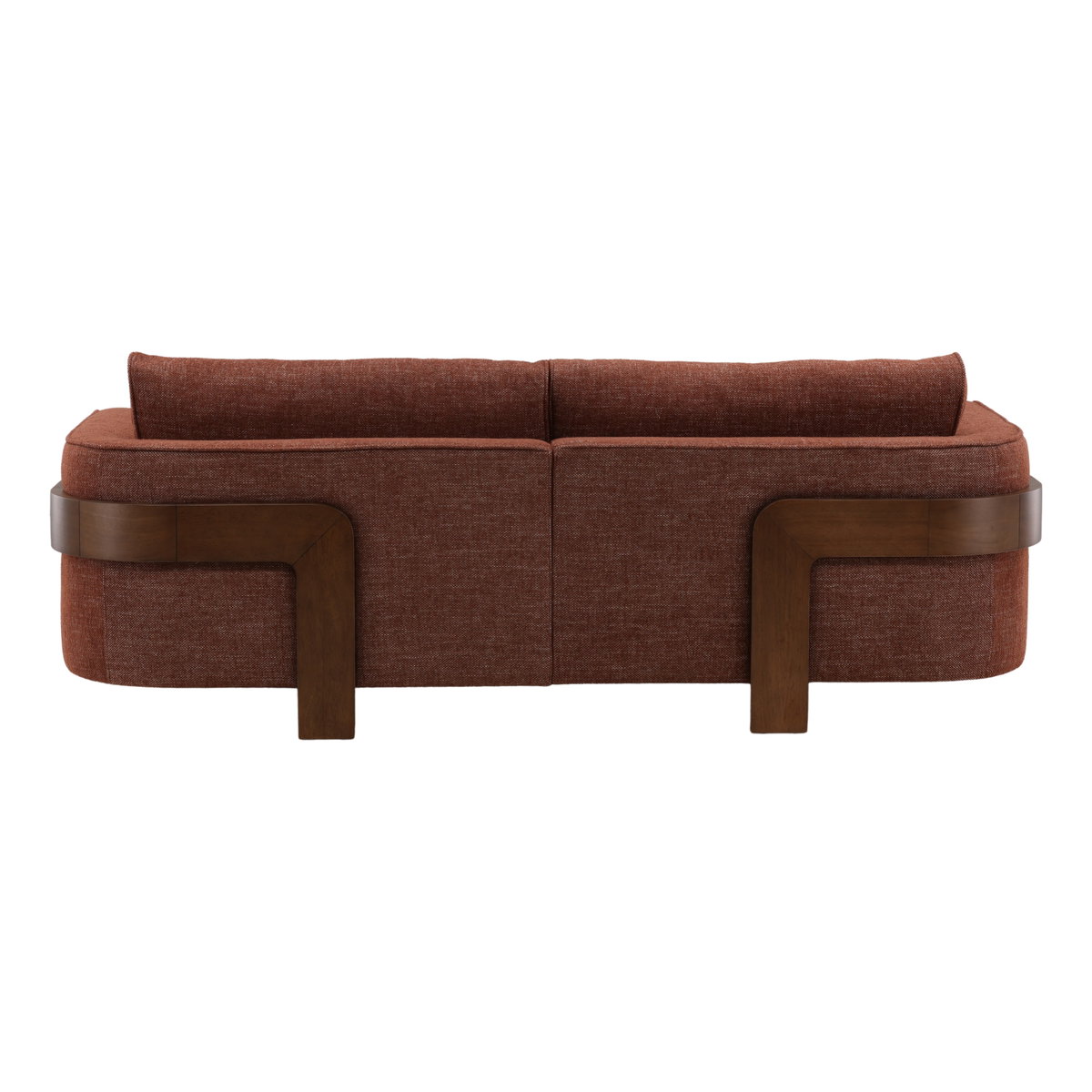 Arianne Sofa Rust, Sofas & Sectional by Dovetail, 84" width x 30.7" height x 38.5" depth View 4