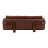 Arianne Sofa Rust, Sofas & Sectional by Dovetail, 84" width x 30.7" height x 38.5" depth thumbnail 4