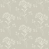 Cupola Wildflower Light Grey & White Wallpaper, by York Wall, 33' length x 1'8.5" width x 0.02" depth thumbnail 1
