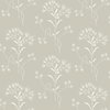 Cupola Wildflower Light Grey & White Wallpaper, by York Wall, 33' length x 1'8.5" width x 0.02" depth thumbnail