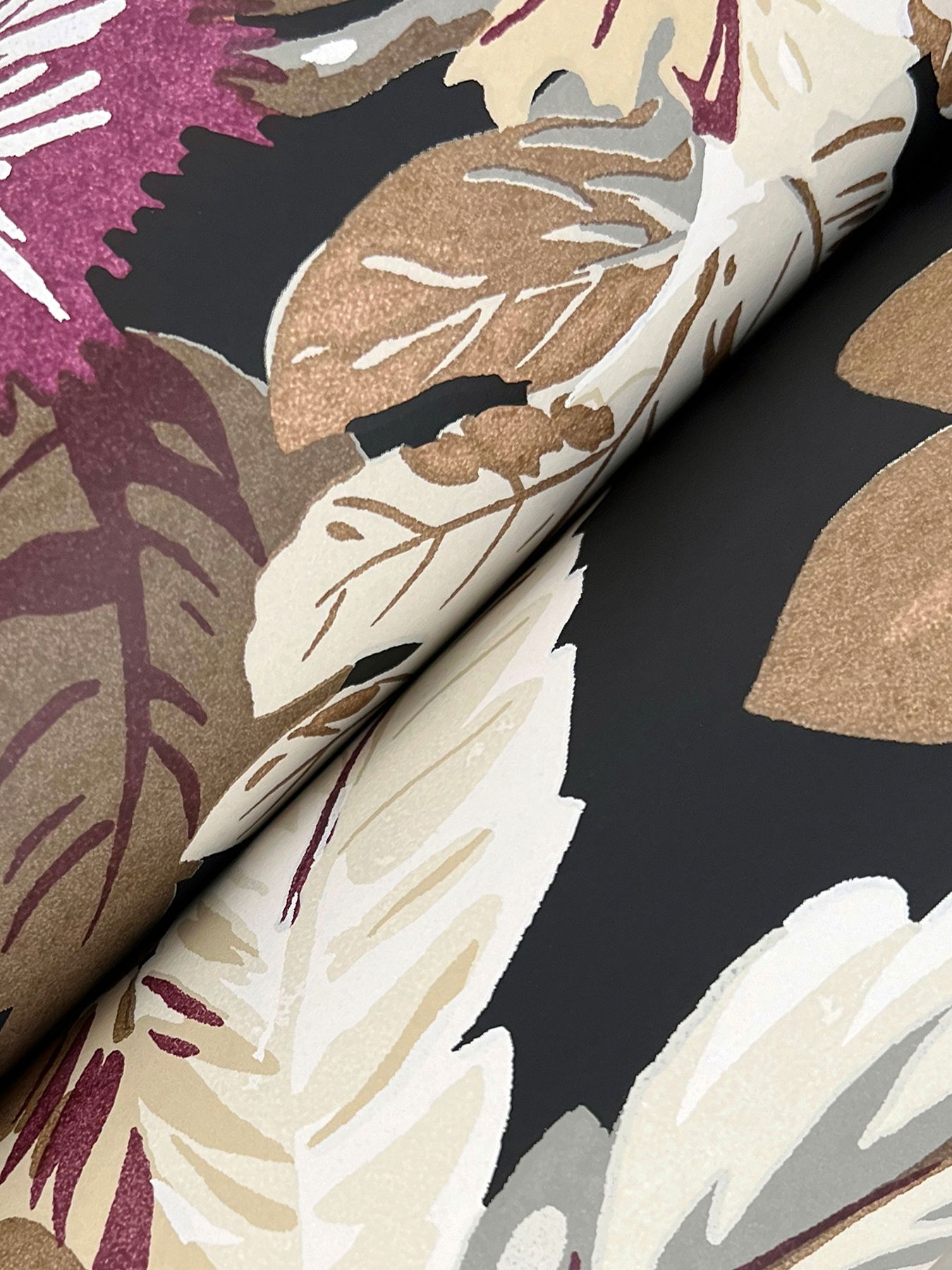 Briarwood Black Wallpaper large image 