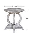 Maiva White Side Table thumbnail 2